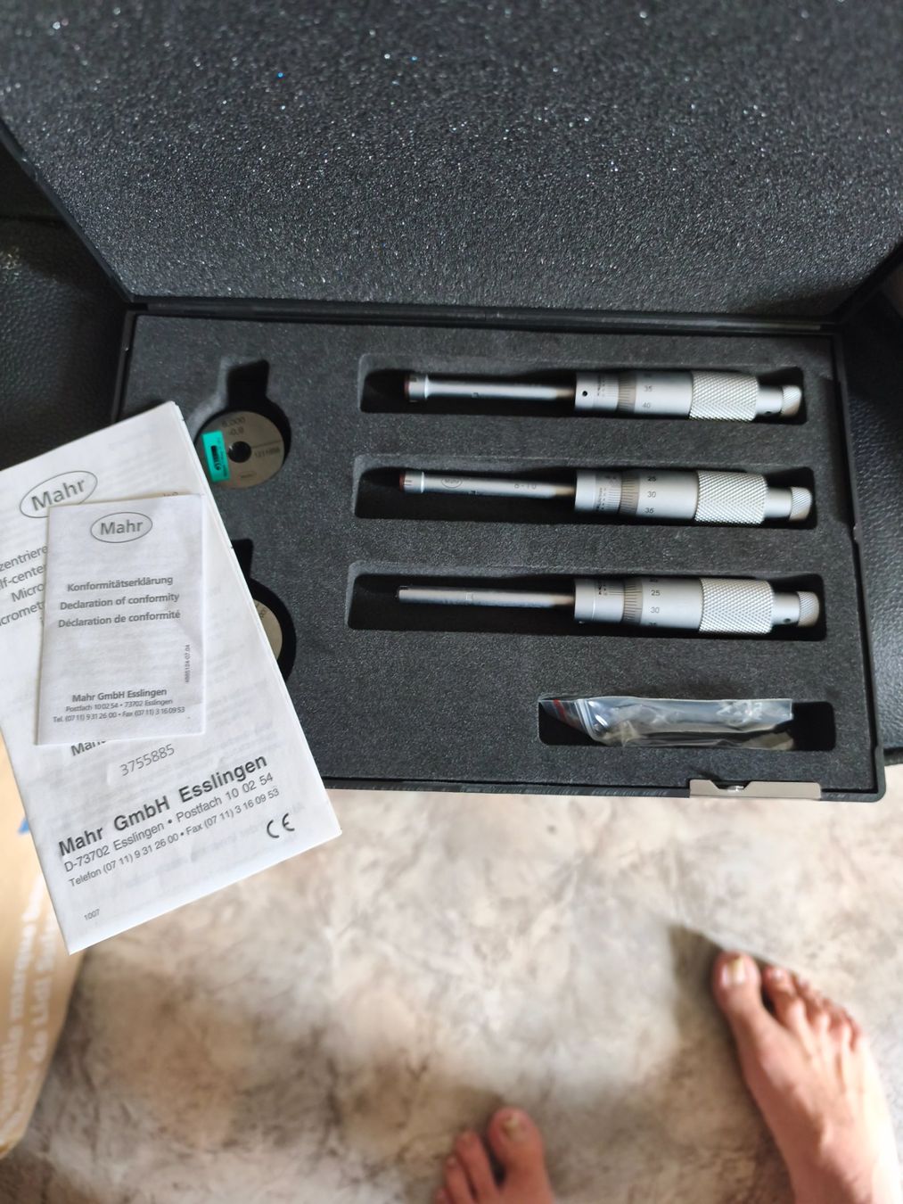 Misurare: Mahr Zentrierer Mikrometer Satz – Usato da Vilters venduto da Vils01