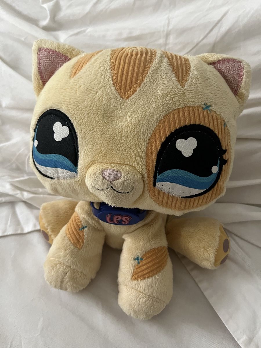 Littlest Pet Shop Statuette: LPS VIP Plush (Yellow Cat) – Usato da Le Grand-Saconnex venduto da Koko.hime_