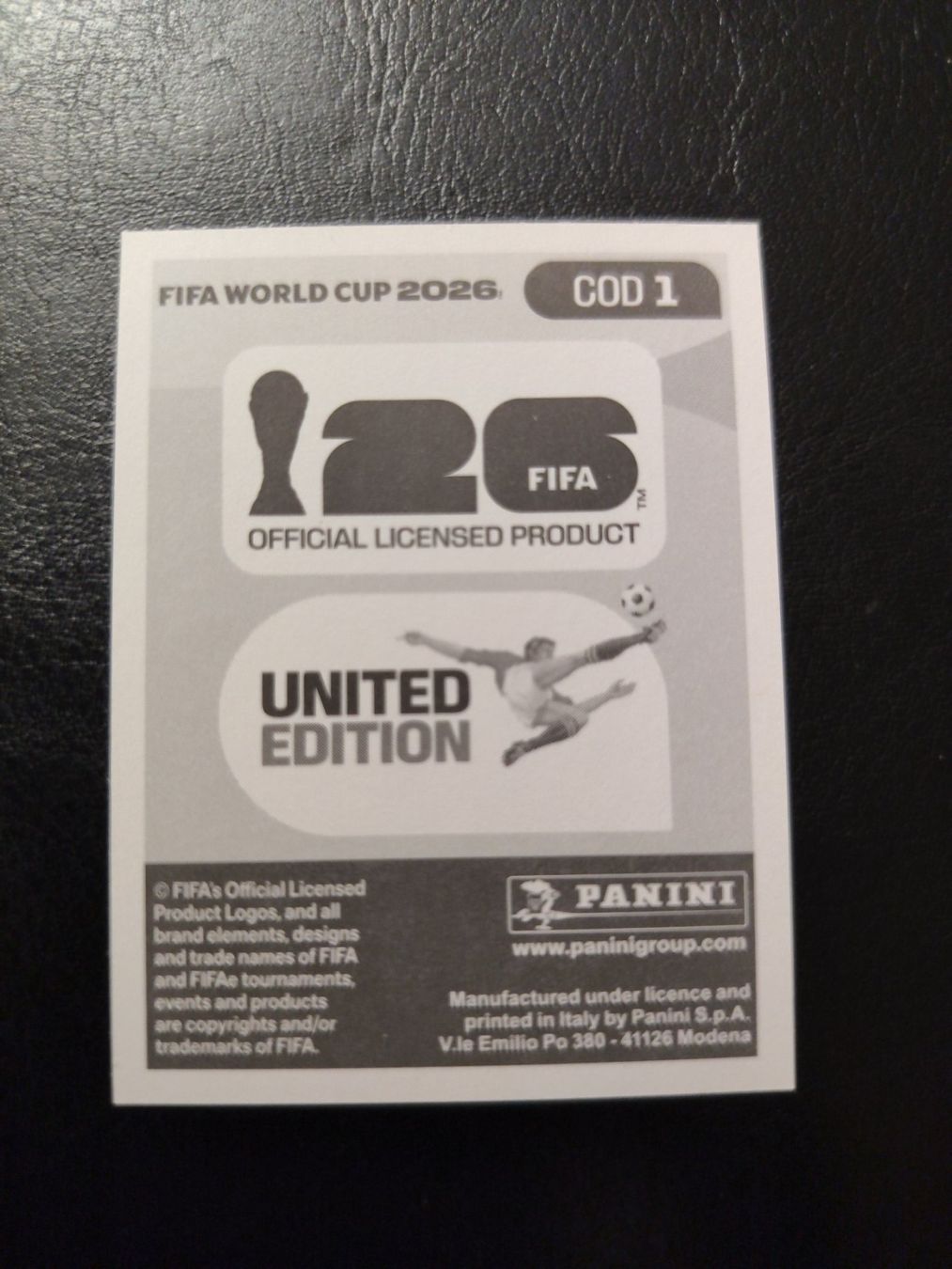 Panini Carte collezionabili: Panini FIFA World Cup 2026 COD 1 – Nuovo (secondo la descrizione) da Matzingen venduto da Clie42 1