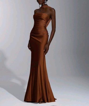 NEU - Trägerloses Maxikleid - L - Abendkleid