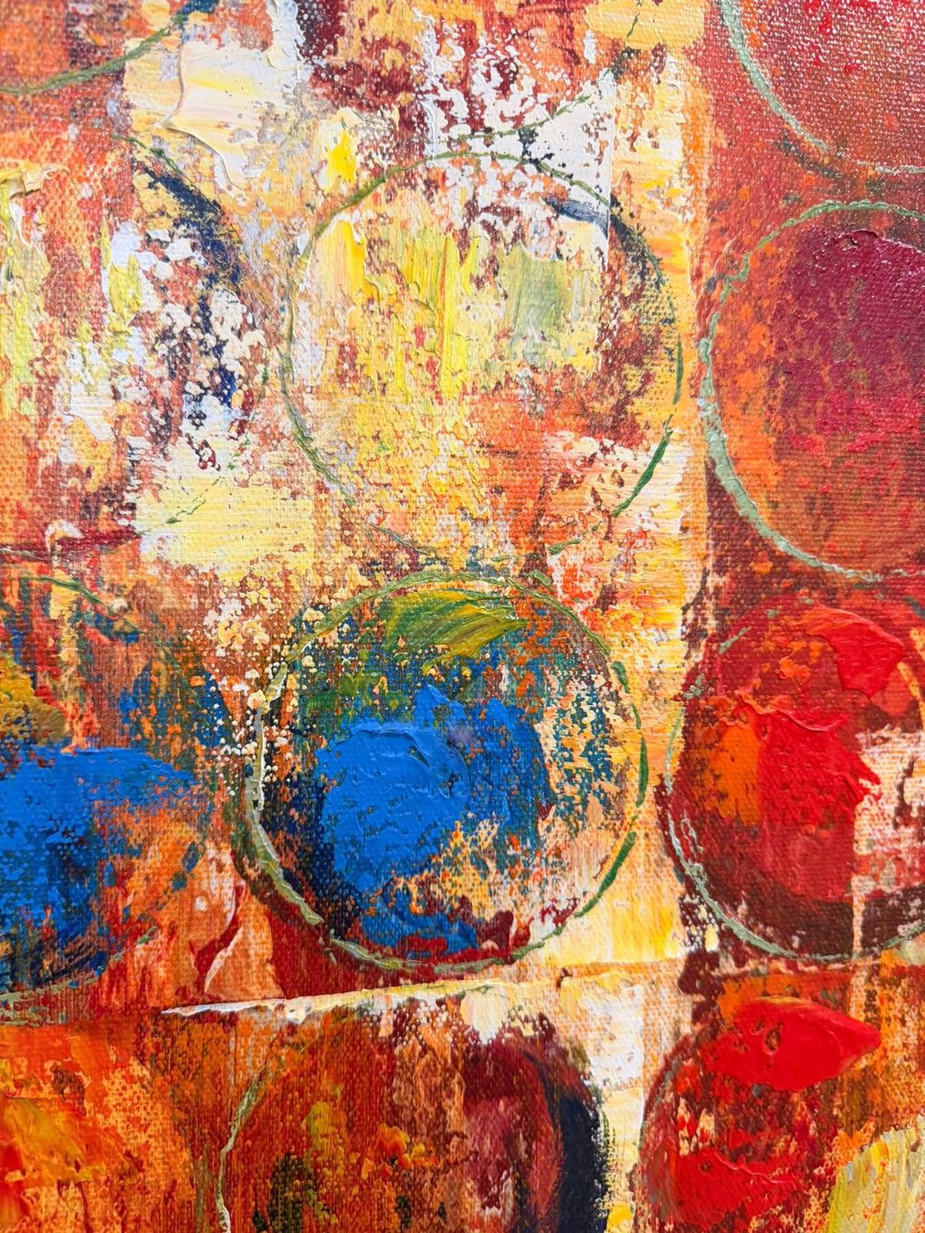 Poster & Bilder: Grosses dekoratives Wandbild abstrakte Malerei Kunst – Gebraucht aus Rickenbach ZH von Der-Insider 7