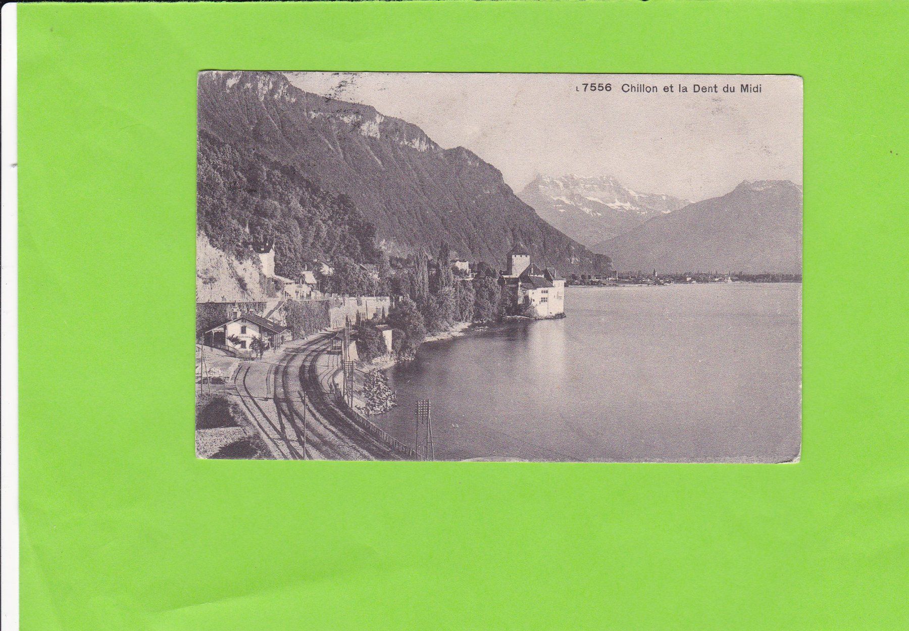 Ansichtskarten: Chillon-Eisenbahnlinie – Gebraucht aus St. Peterzell von neckertal