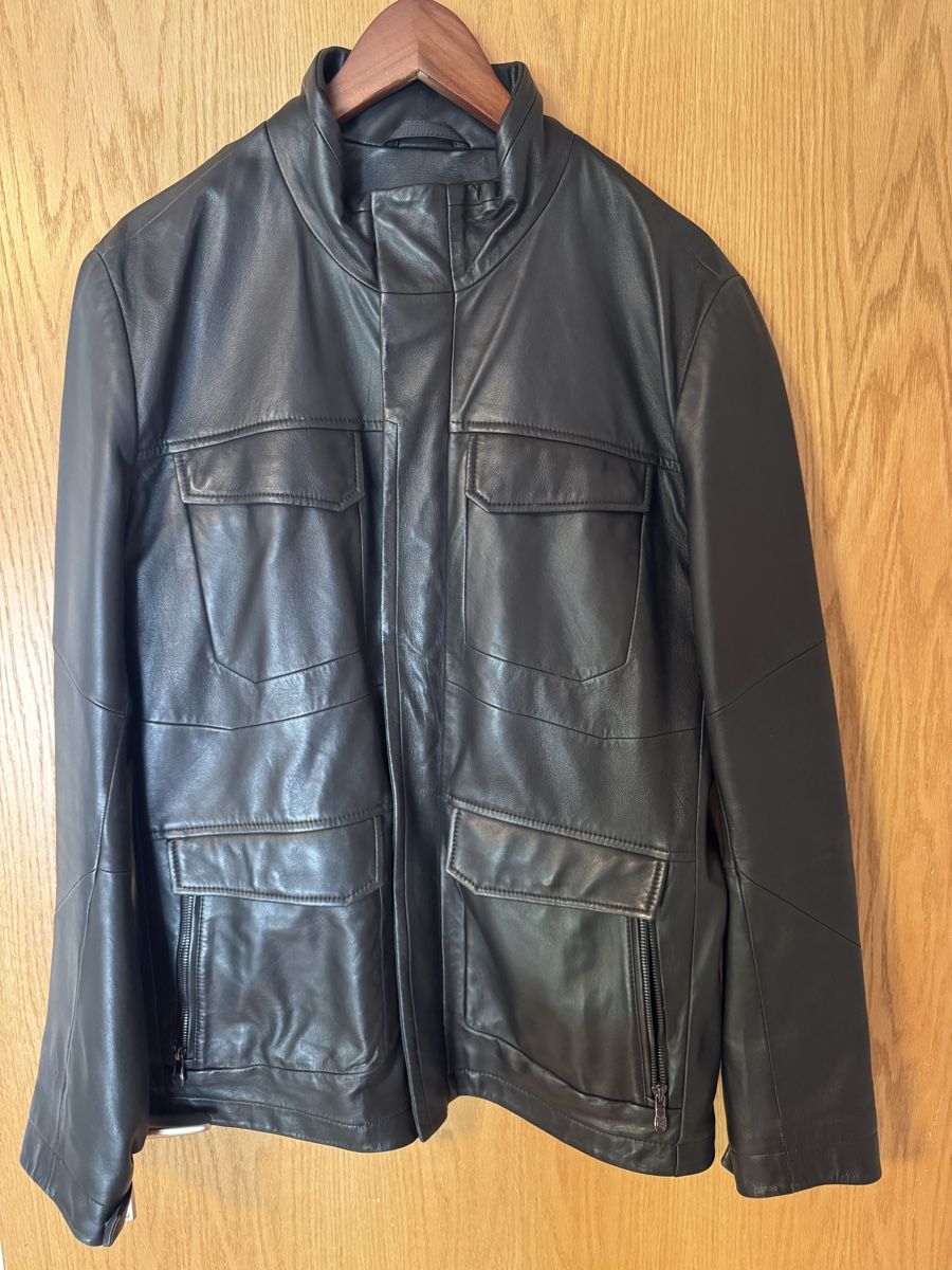 Giacche: Hugo Boss - Lederjacke - 50 – Usato da Gasel venduto da Obiwan3
