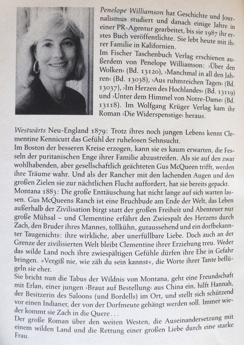 Libri: Westwärts von Penelope Williamson – Usato da Glattfelden venduto da Vrenely 4