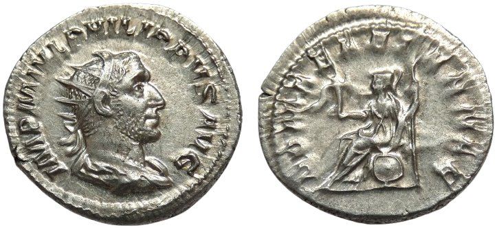 Tutti le monete: PHILIP I AR Antoninianus (246-247 AD) – Usato da La Sarraz venduto da classicworldcoins