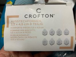 Crofton Ausstechformen, 8-teilig, neuwertig, für Guetzli