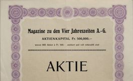 orig. 2x MAGAZINE ZU DEN VIER JAHRESZEITEN A.-G. 1917 Bern