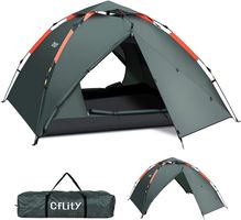 Zelt 3 Personen Camping Wasserdicht 3-4 Saison Pop Up Zelt