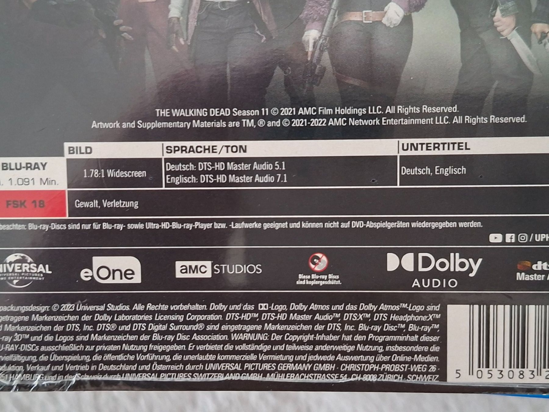 Tous les DVDs: THE WALKING DEAD STAFFEL 1 - 11 BR+DVD – D'occasion à Aesch BL par Burschi59 2