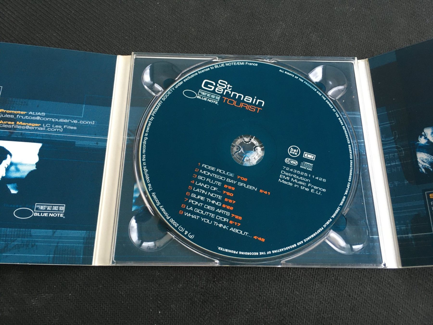 CD: St. Germain - Tourist -CD- – Usato da St.Gallen venduto da MedienJoe 1