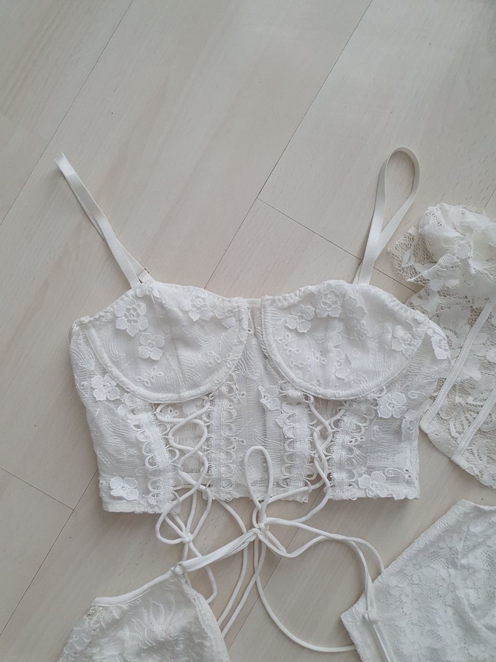 Tops: 4 helle Corsagentops Gr S – Neuf (Voir description) à Münsingen par BlackTears-3 1