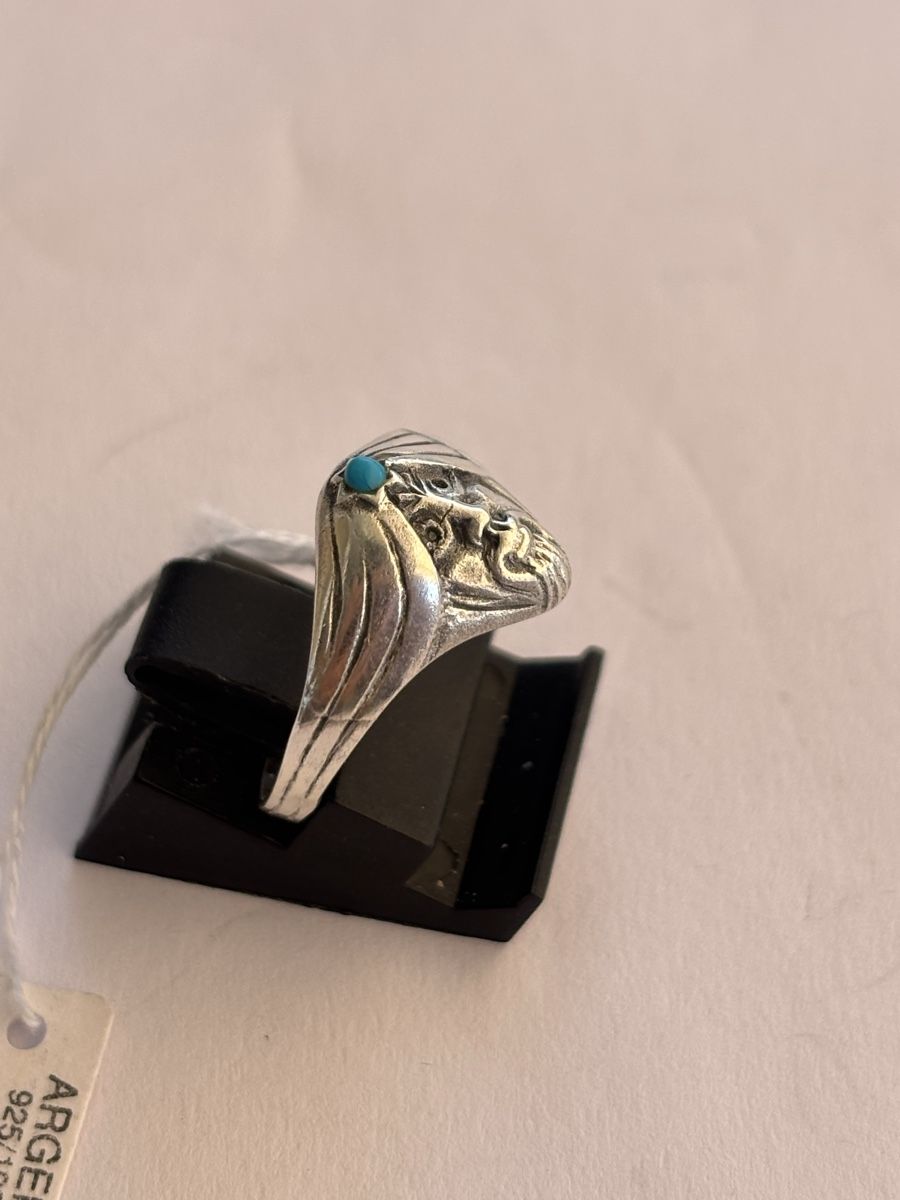 Bagues: Ring Silber 925 mit Stein im Vintage Stil – D'occasion à Langnau am Albis par flusspflege 3