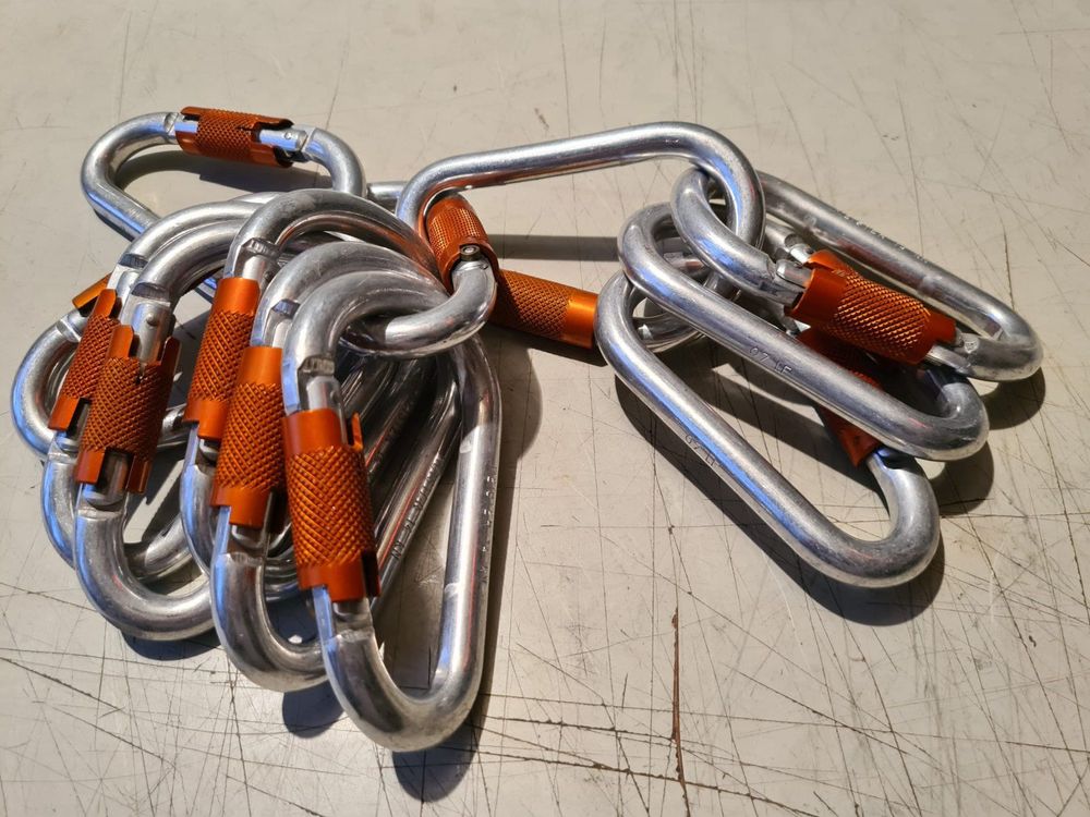 12 Stück Karabinerhaken Drehbar, 7,6 Cm Lang – Robust Aus Zinklegierung, Für Hundeleinen, DIY & Mehr