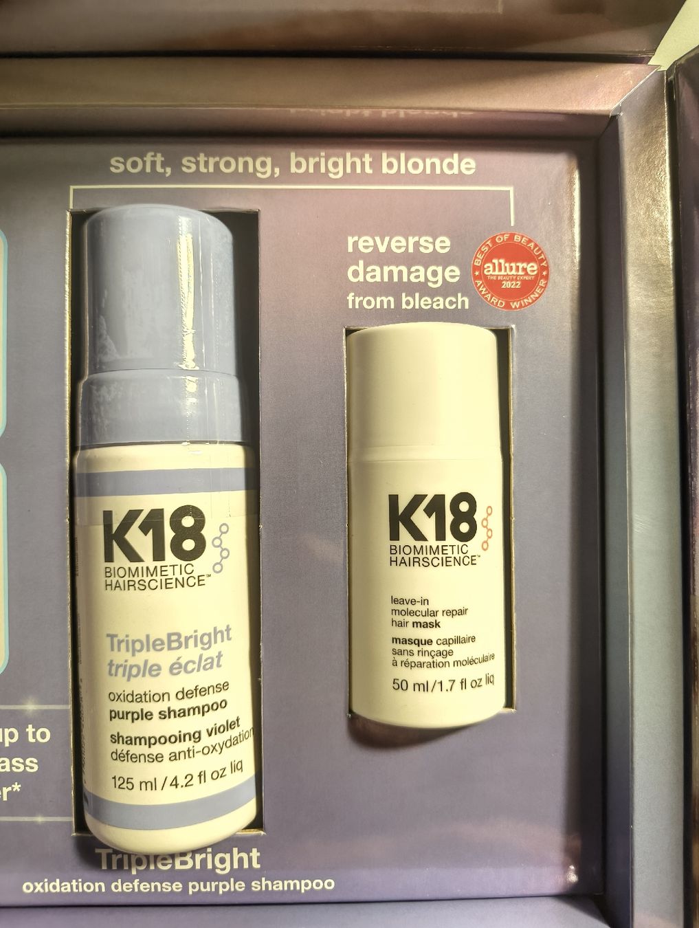 Färbemittel: K18 Biomimetic Hairscience Blonde Set Neu – Neu und originalverpackt aus Cham von Acibiber 1