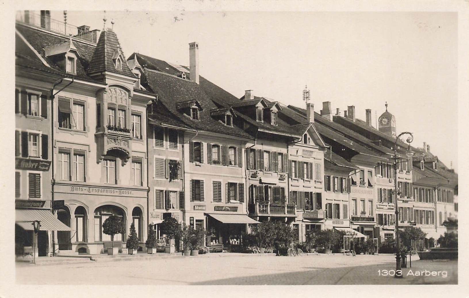 Cartoline postali: Aarberg – Usato da Biasca venduto da Blenio71