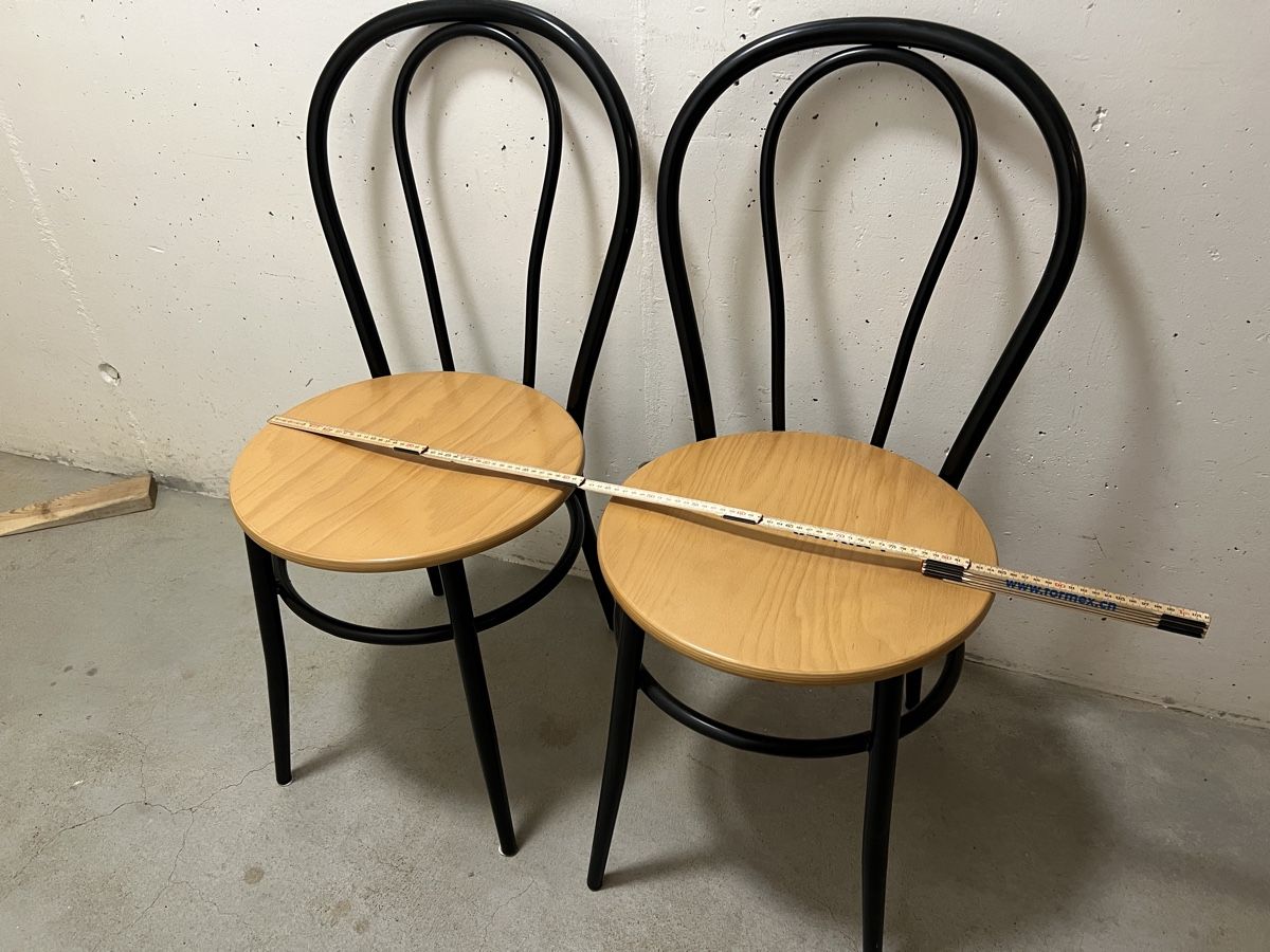 Thonet Sedie: 2 Stühle, Buche hell – Usato da Thürnen venduto da Lilie37