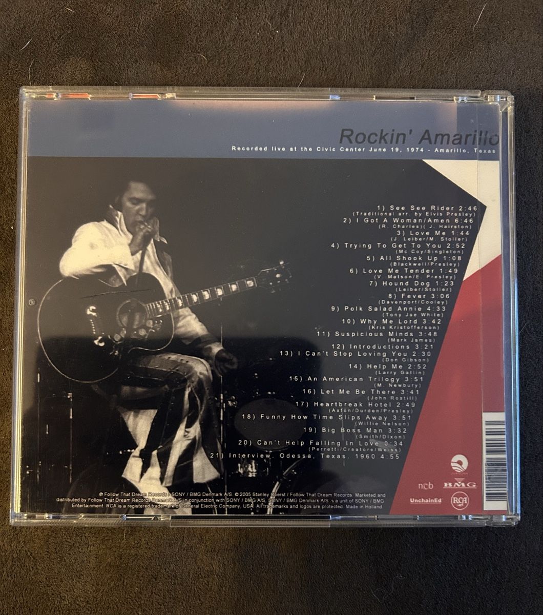 CD: FTD CD Elvis Rockin' Amarillo 1974Top! – Usato da Füllinsdorf venduto da Elvissven 1