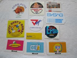 Computer Aufkleber/Werbung/Reklame