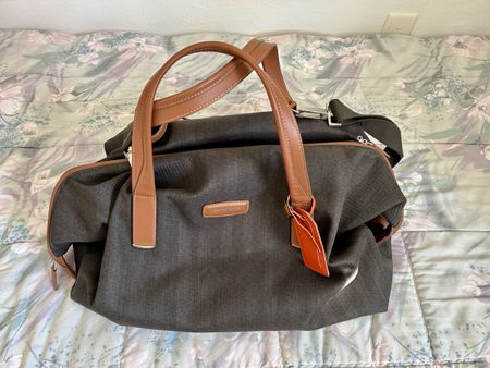 Samsonite Reisetasche mit Ledergriffen