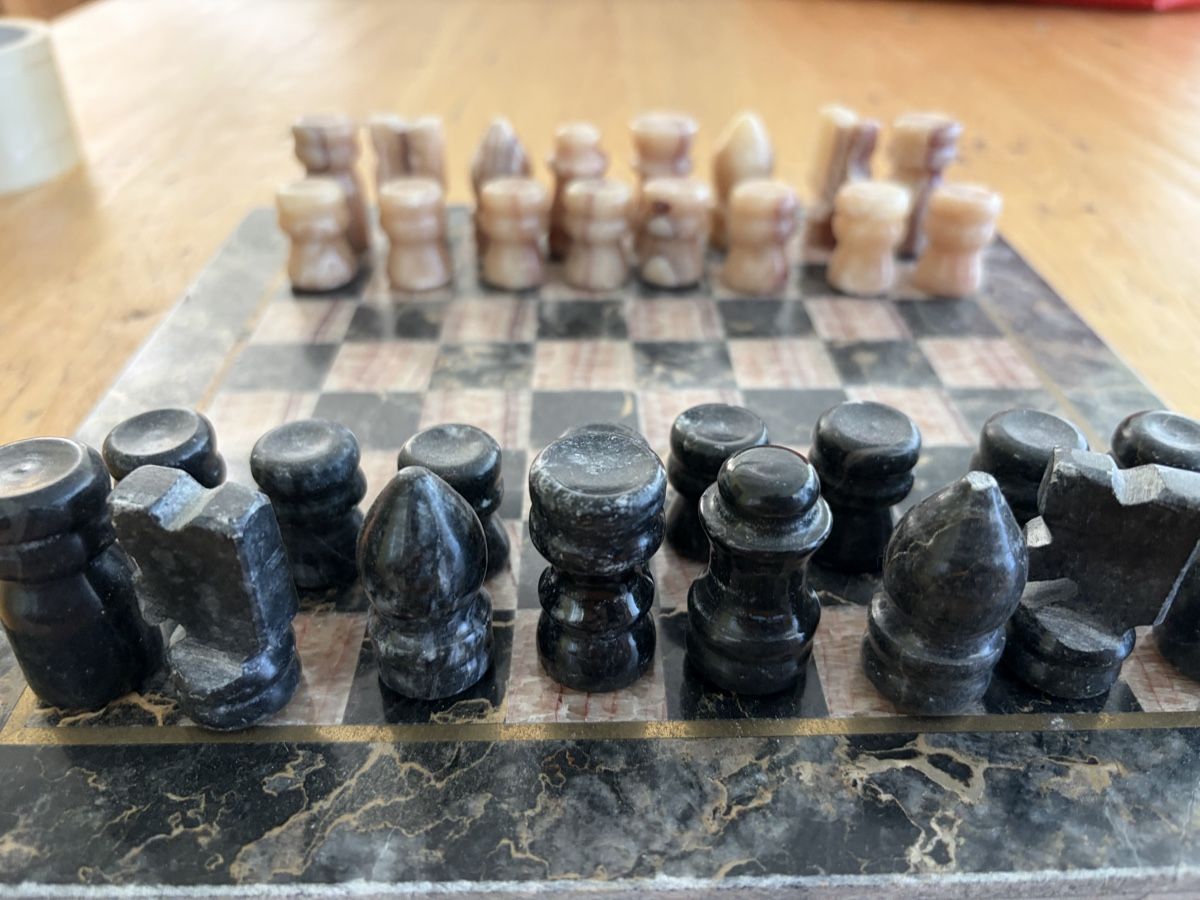 Giochi: Jeu d’échecs en marbre ou onyx – Usato da Echallens venduto da JAR69 4