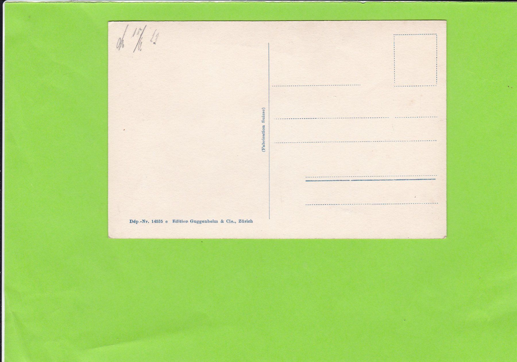 Cartoline postali: Brigue-vue genérale--Edition Guggenheim – Usato da St. Peterzell venduto da neckertal 1