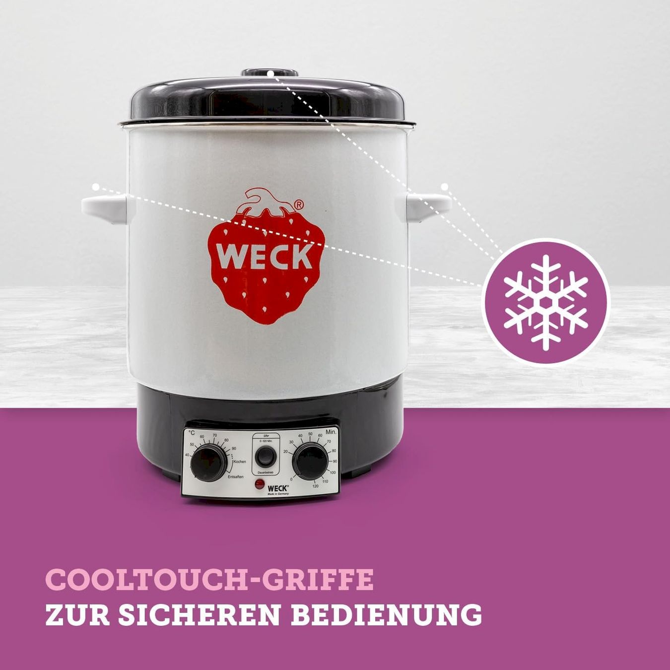 Cucine complete: Weck WAT15 Einkochautomat Emaille – Nuovo e nell'imballaggio originale da Bottighofen venduto da zaap 7
