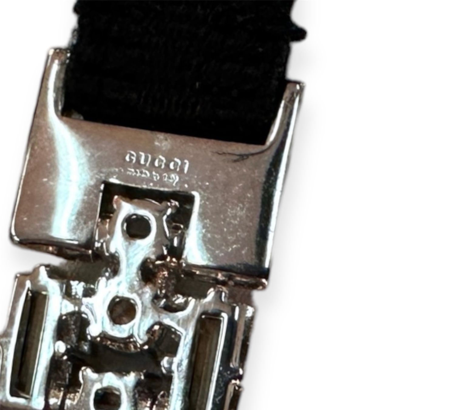 Gucci Autres bijoux: Gucci CRYSTAL GG INTERLOCK STIRNBAND Silber – Neuf avec emballage d'origine à Lachen SZ par HelvetiaLuxury 7