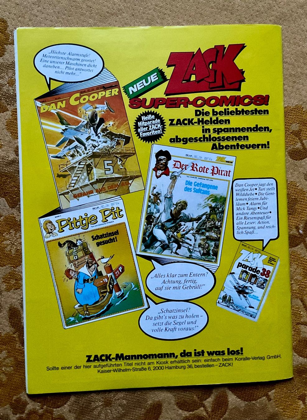 BD: Zack Heft Nr 27 von 1980 – D'occasion à Endingen par nathan05 9