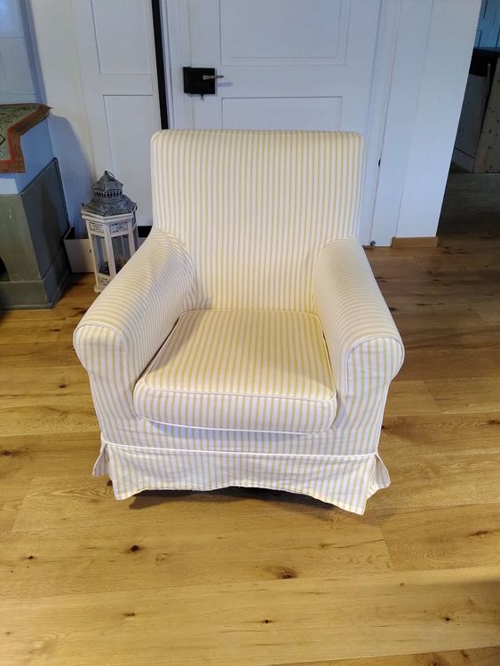 Housse De Fauteuil IKEA Ektorp Jennylund, Motif Floral, Neuve