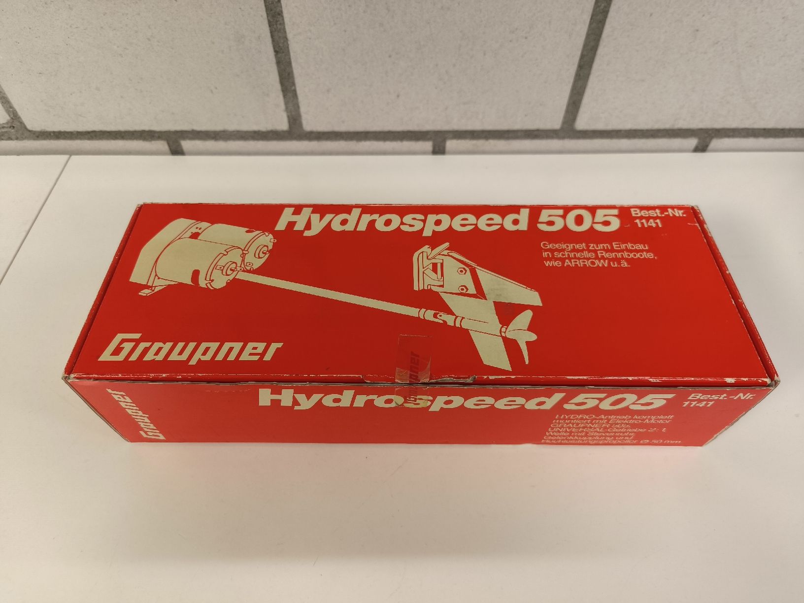 Graupner Modellismo RC: Graupner Hydrospeed 505 Antrieb  – Nuovo e nell'imballaggio originale da Glattfelden venduto da Optimus-Prime