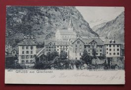 Schöne AK GRUSS aus GöSCHENEN, 1903 !!!