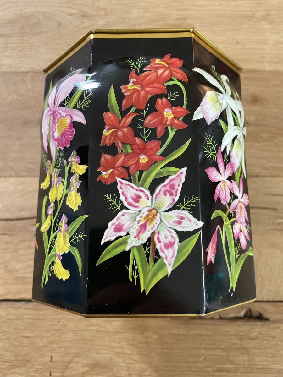 Dosen: Antike Blechdose mit Blumenmotiv für Tee oder Kaffee – Gebraucht aus Winterthur von cheerio97 6