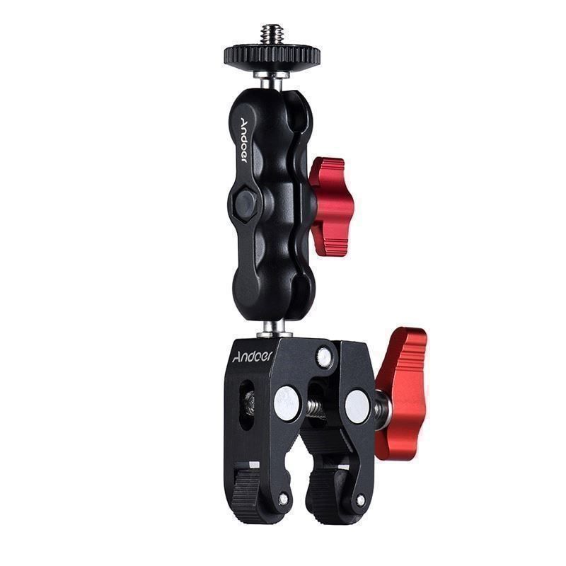 Treppiedi & Teste: ✅ Multifunktion Super Clamp Andoer – Nuovo e nell'imballaggio originale da Wittenbach venduto da ChinaSeidenstrasse 6