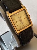 HENRY SANDOZ Handaufzug 20 G Vergoldet Elegante Damenuhr