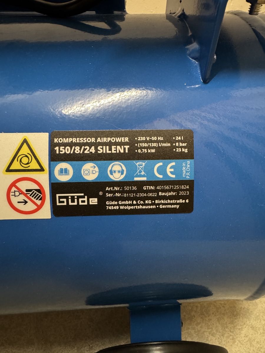 Compresseurs: Güde Druckluft Kompressor – D'occasion à Pfäffikon ZH par michi_fluck 4