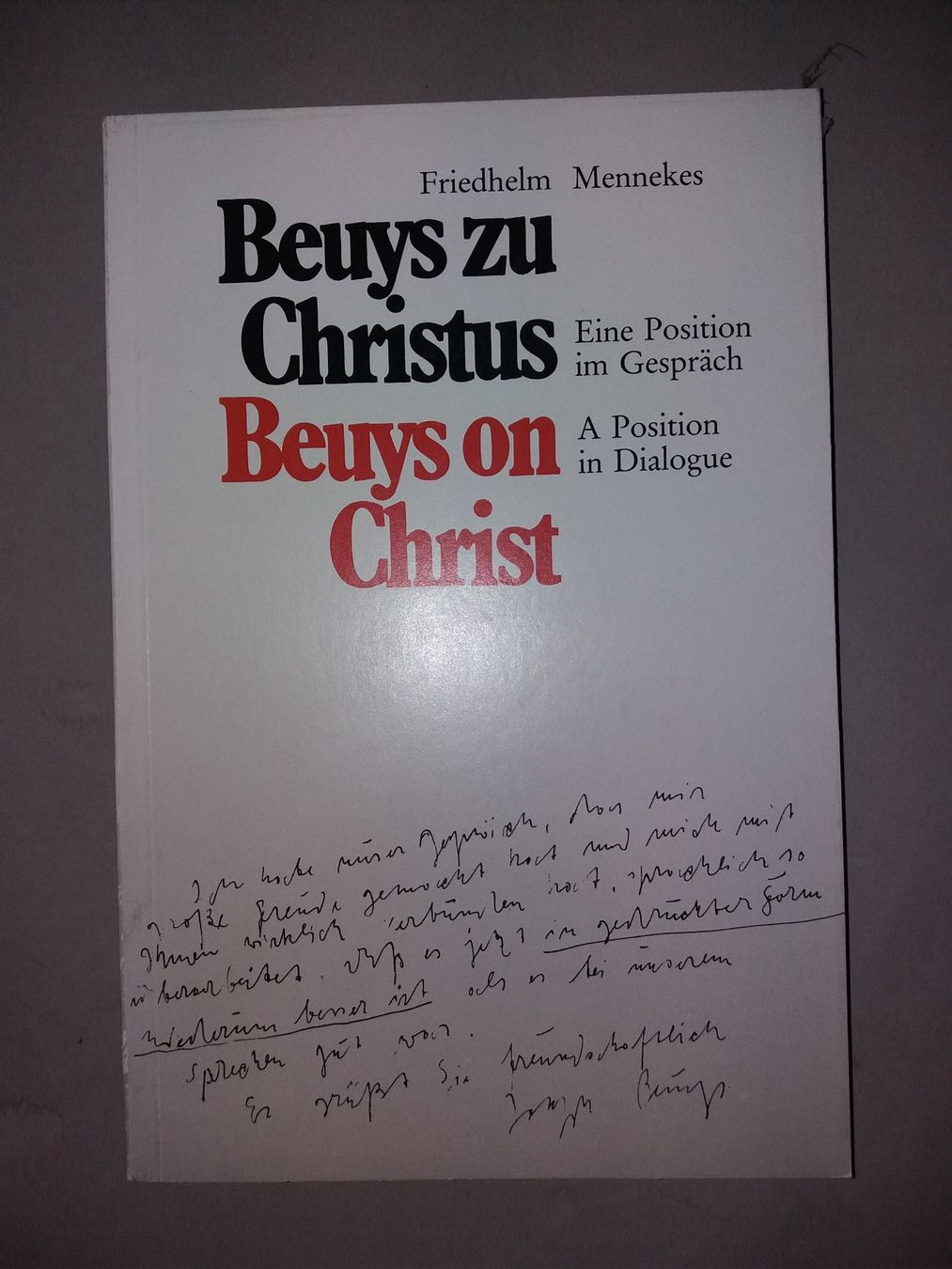 Livres: KUNSTKLASSIKER Joseph Beuys selten – D'occasion à Welschenrohr par Regool
