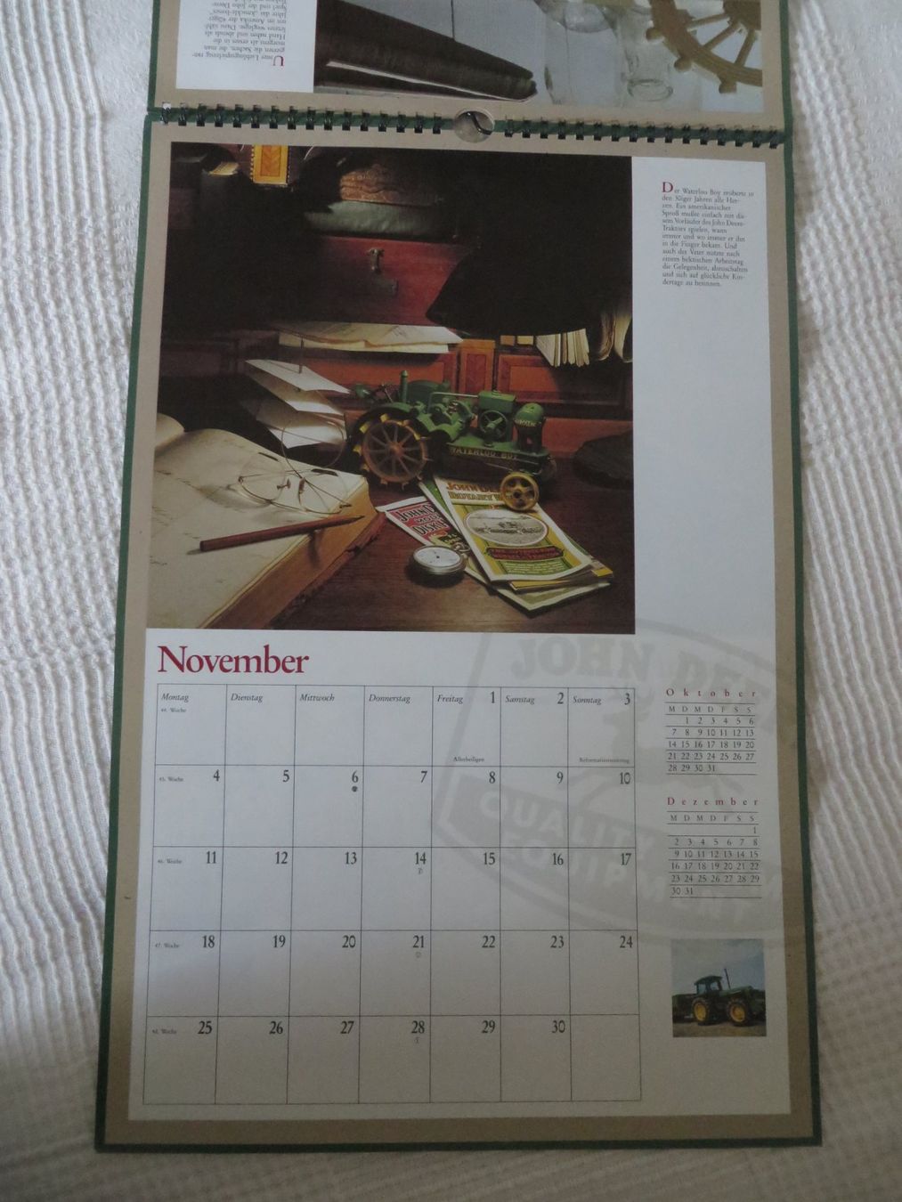 John Deere Calendari: John Deere Kalender – Usato da Burgdorf venduto da rosashop54 3