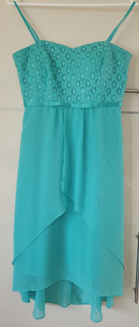 Kleider: Kleid Festkleid Konfirmation Gr. 32 türkis – Gebraucht aus Madiswil von Lentiggine