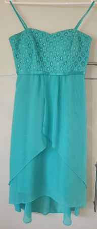 Kleid Festkleid Konfirmation Gr. 32 türkis