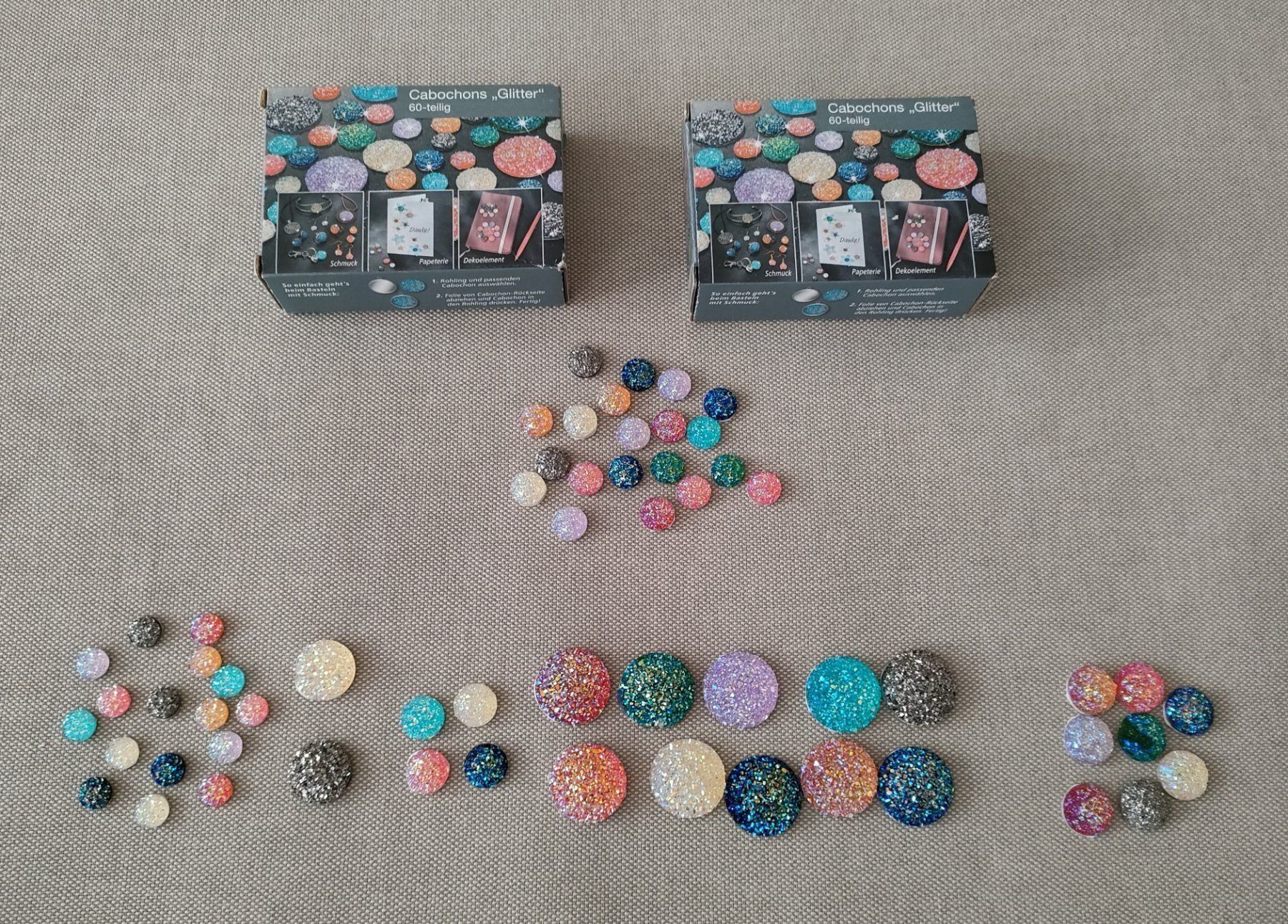 Tutte le decorazioni: 320 Stk. Cabochon- 70% Rabatt! – Nuovo e nell'imballaggio originale da Bern venduto da Lidia.5 1