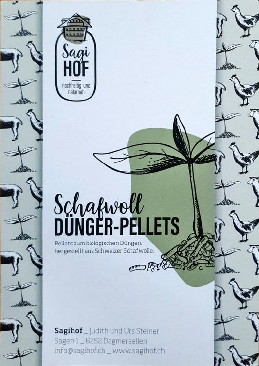 Schafwolle Pellet als Nährstoff / Dünger für den (Bio)Garten Kaufen