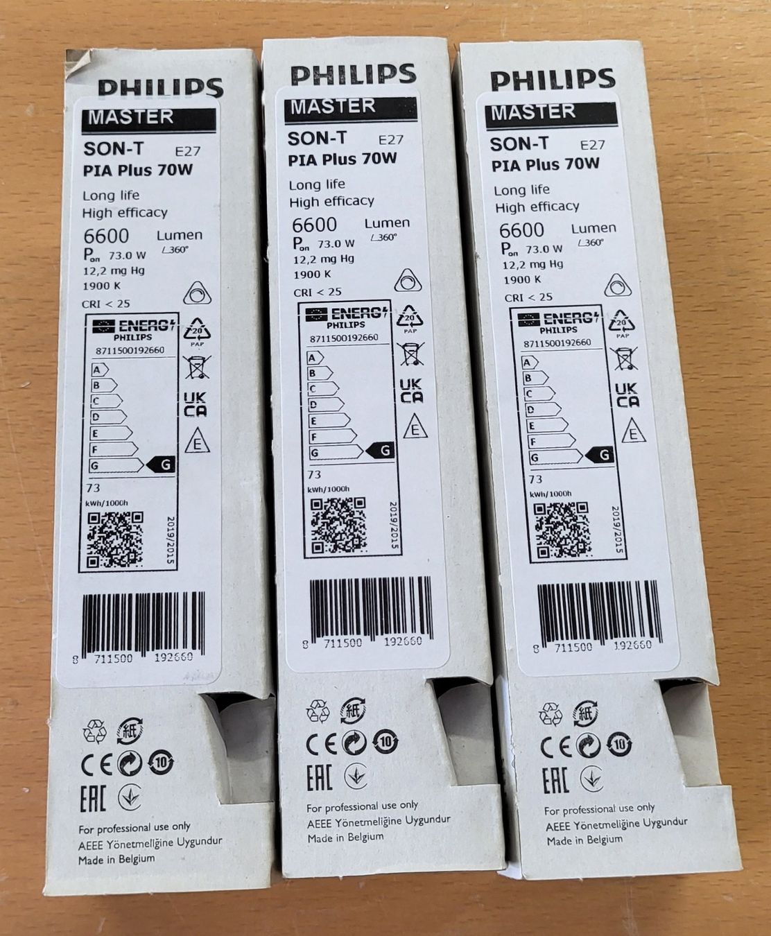 Philips Lampade: Natriumdampflampe MASTER SON-T PIA Plus 70W/220 E27 3 Stk. – Nuovo e nell'imballaggio originale da Rapperswil SG venduto da AndiRap