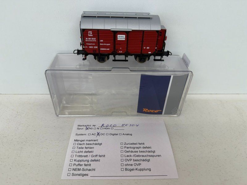 Roco Modelleisenbahnen: Spur H0 Roco 76304 FS Weinkesselwagen – Gebraucht aus Büsserach von ModellbahnDepot 1