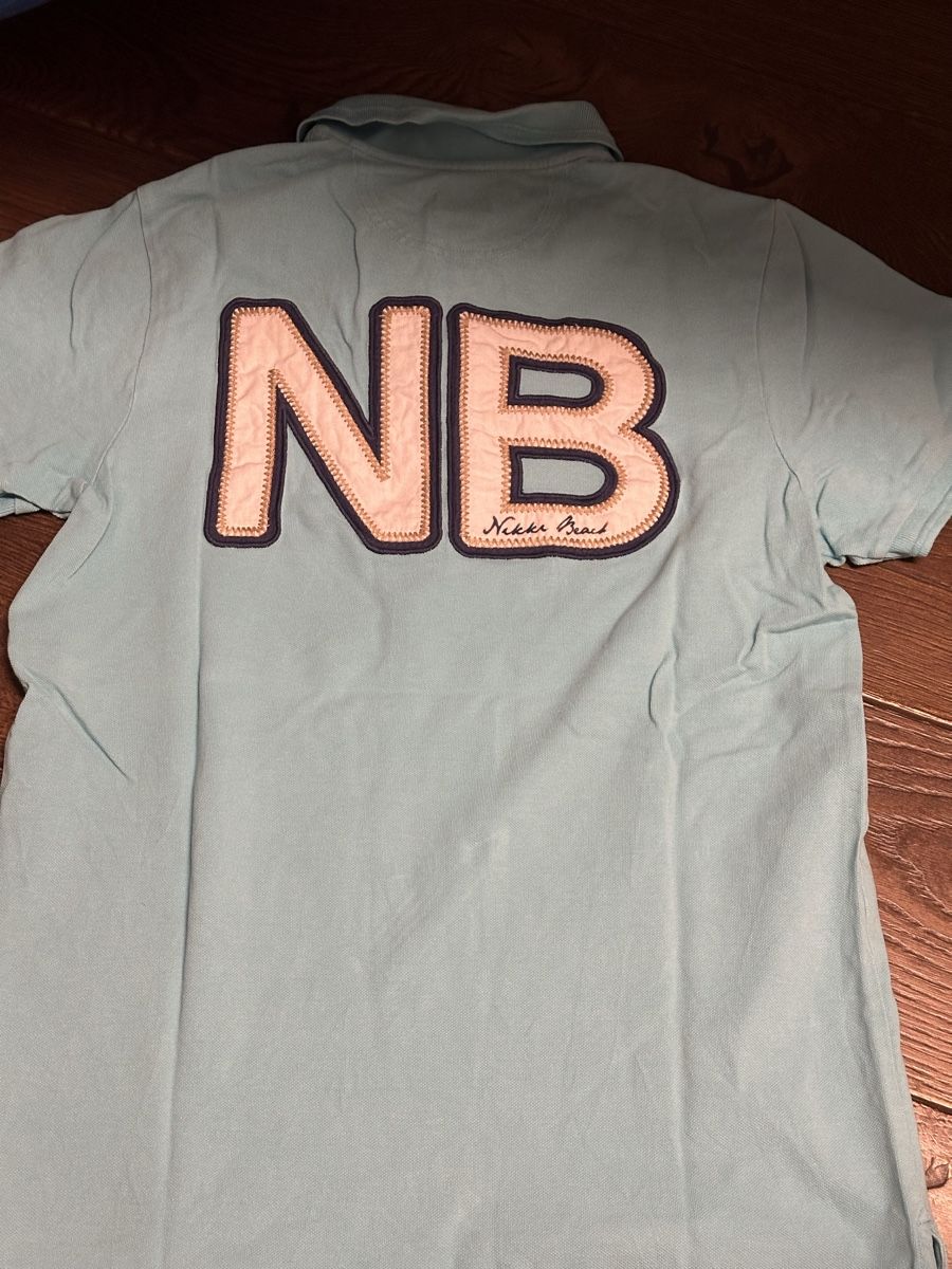 Magliette Polo: Nikki Beach Polo Shirt, hellblau, Gr. M – Usato da Büren SO venduto da Nico59 2