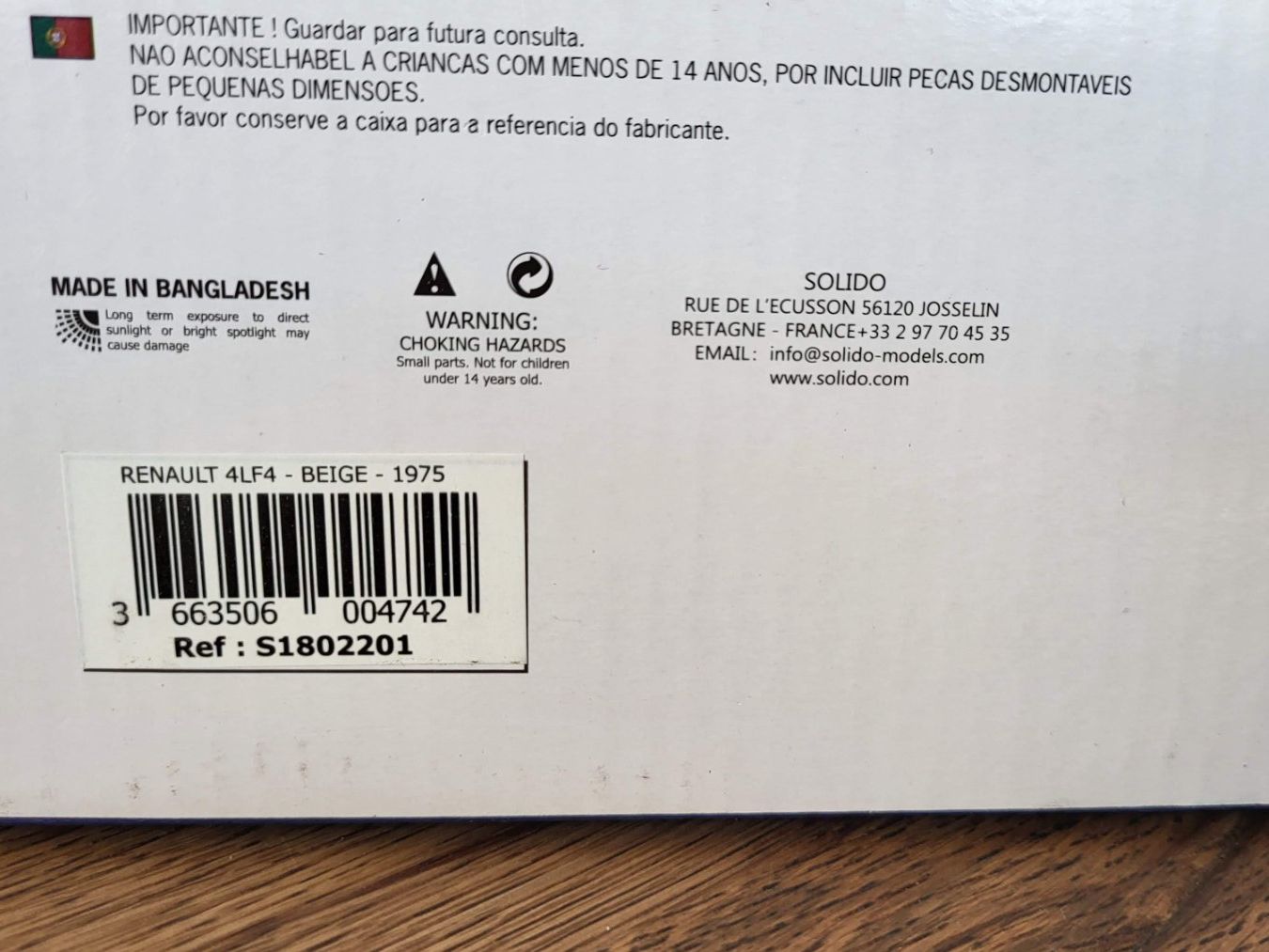 Solido Modellini d'auto: Renault 4LF4 1975 1:18 Solido – Usato da Rothrist venduto da Juana5 7