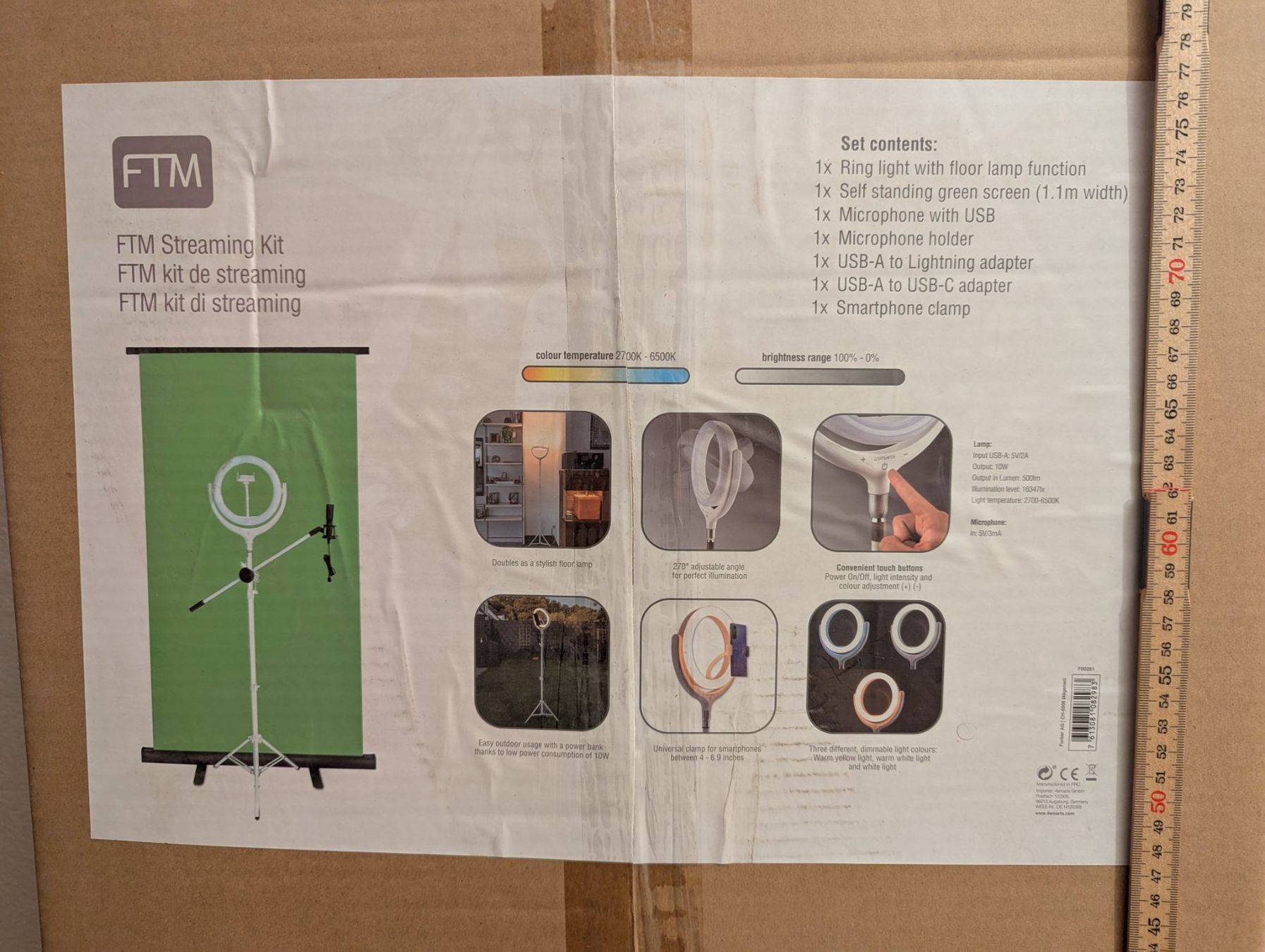 Lampen: FTM Streaming Kit  Podcast/Studio Equipment New Unopened! – Neu und originalverpackt aus Aathal-Seegräben von Kupidon14 8