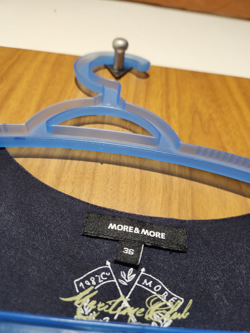 More & More Tops: Top MORE & MORE  Soie melangée bleu taille 36  – Gebraucht aus Niedergösgen von Eva2410 4