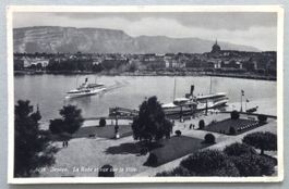 Genève, La Rade et vue sur la Ville