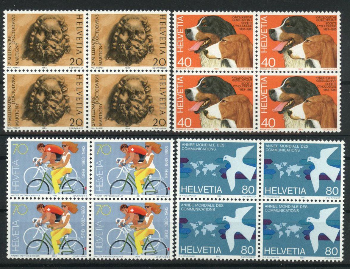 Tutti i francobolli: 1983, Sonderpostmarken II ** (4) – Usato da Willisau venduto da Vollstempel