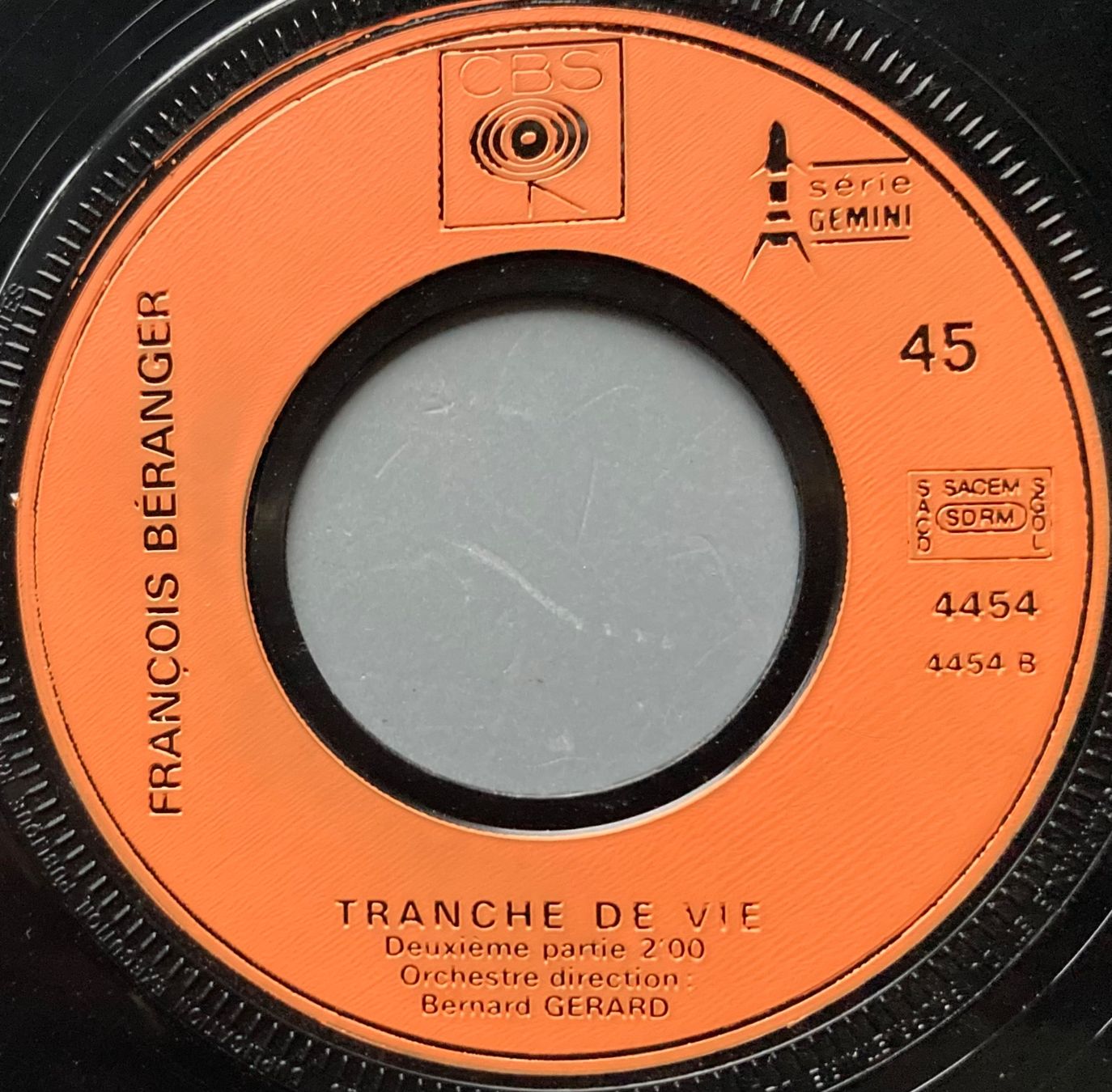 Dischi in vinile: FRANCOIS BERANGER - TRANCHE DE VIE – Usato da Poliez-Pittet venduto da Newtown-Records 2